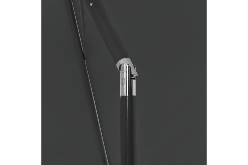 strandparasol 180x120 cm antracitgrå - Antracit - Havemøbler - Solafskærmning - Parasoller - Strandparasol