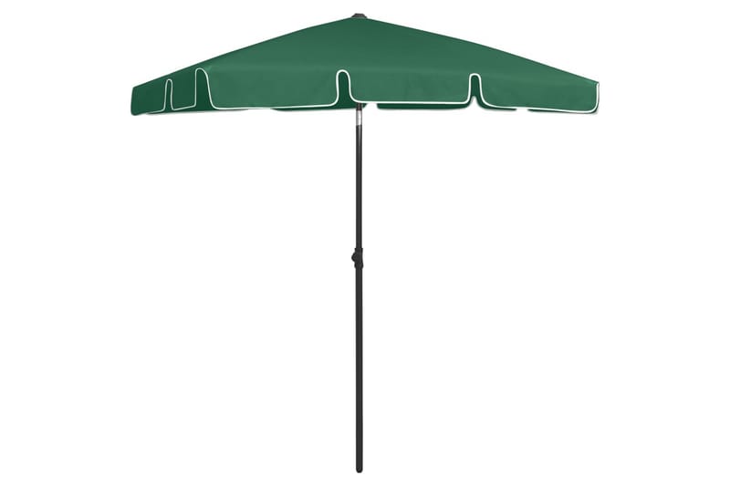 strandparasol 180x120 cm grøn - Grøn - Havemøbler - Solafskærmning - Parasoller - Strandparasol