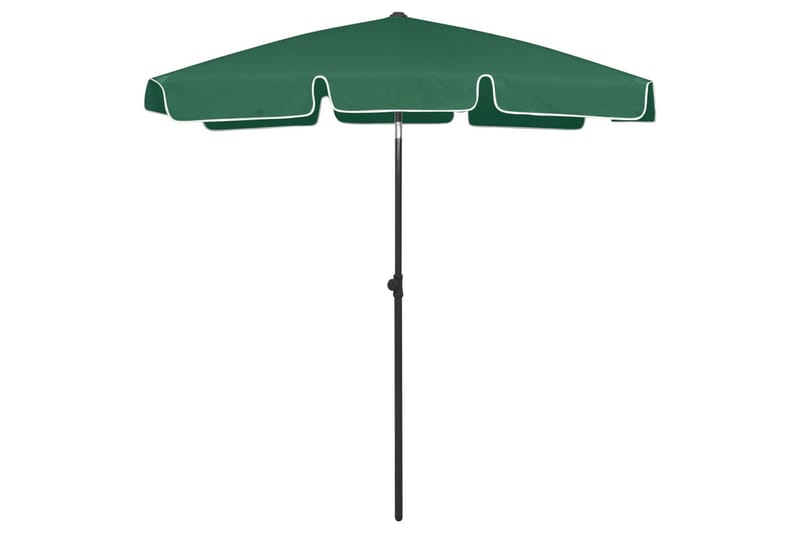 strandparasol 180x120 cm grøn - Grøn - Havemøbler - Solafskærmning - Parasoller - Strandparasol