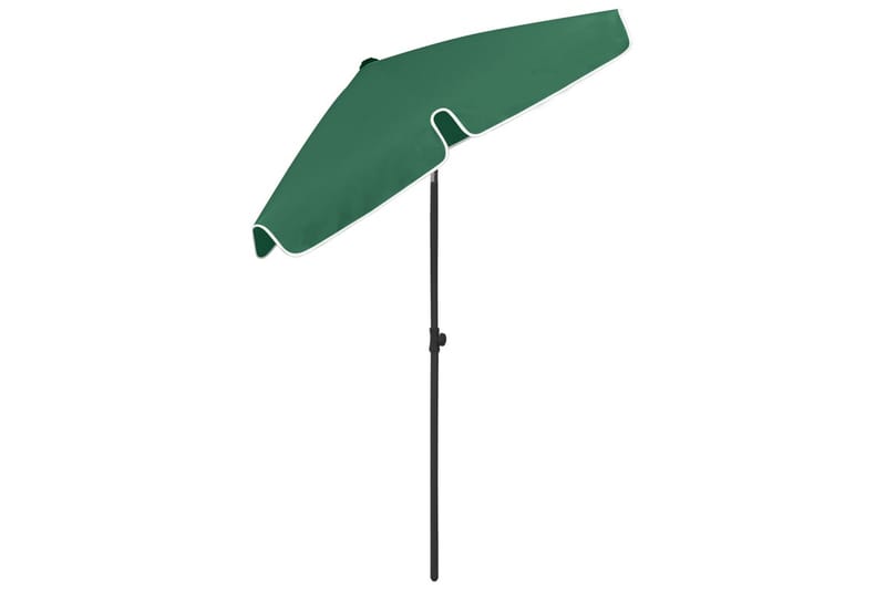 strandparasol 180x120 cm grøn - Grøn - Havemøbler - Solafskærmning - Parasoller - Strandparasol
