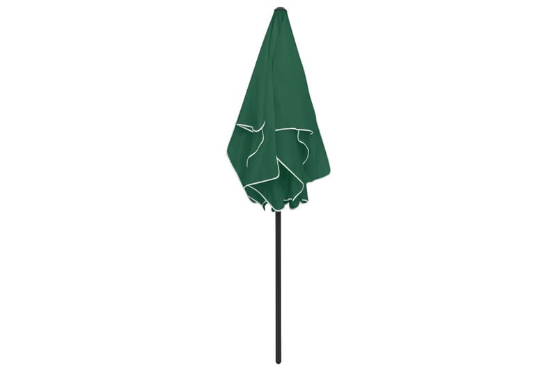 strandparasol 180x120 cm grøn - Grøn - Havemøbler - Solafskærmning - Parasoller - Strandparasol