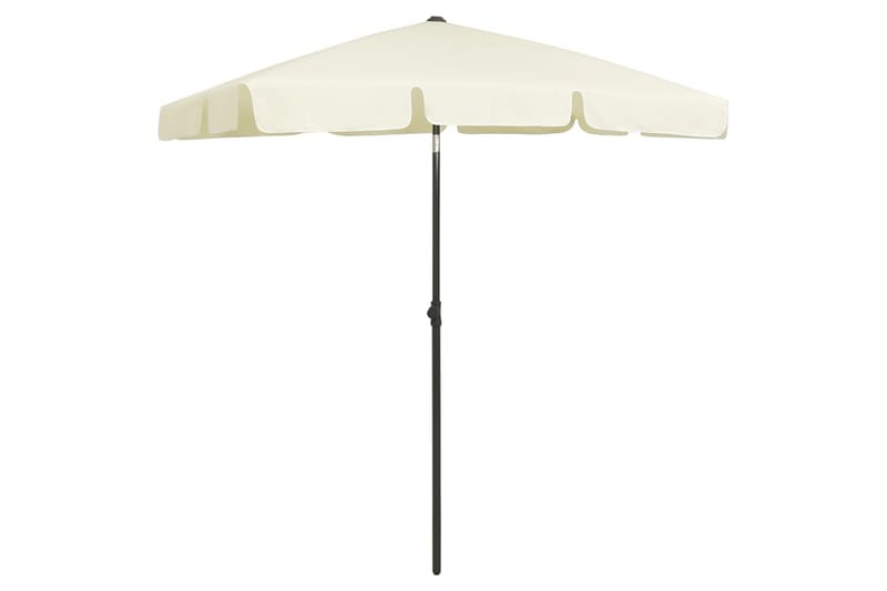 strandparasol 180x120 cm sandgul - Gul - Strandparasol