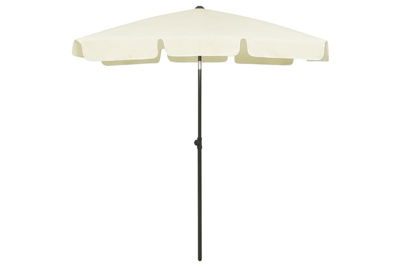 strandparasol 180x120 cm sandgul - Gul - Strandparasol