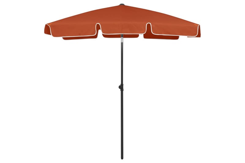 strandparasol 180x120 cm terrakotta - Havemøbler - Solafskærmning - Parasoller - Strandparasol