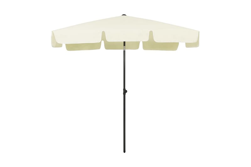 strandparasol 200x125 cm sandgul - Gul - Strandparasol