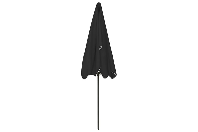 strandparasol 200x125 cm sort - Sort - Havemøbler - Solafskærmning - Parasoller - Strandparasol