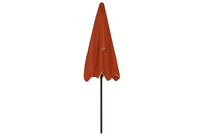 strandparasol 200x125 cm terrakotta - Havemøbler - Solafskærmning - Parasoller - Strandparasol
