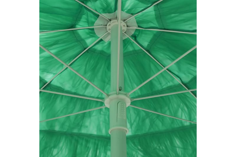 strandparasol 240 cm grøn - Grøn - Strandparasol
