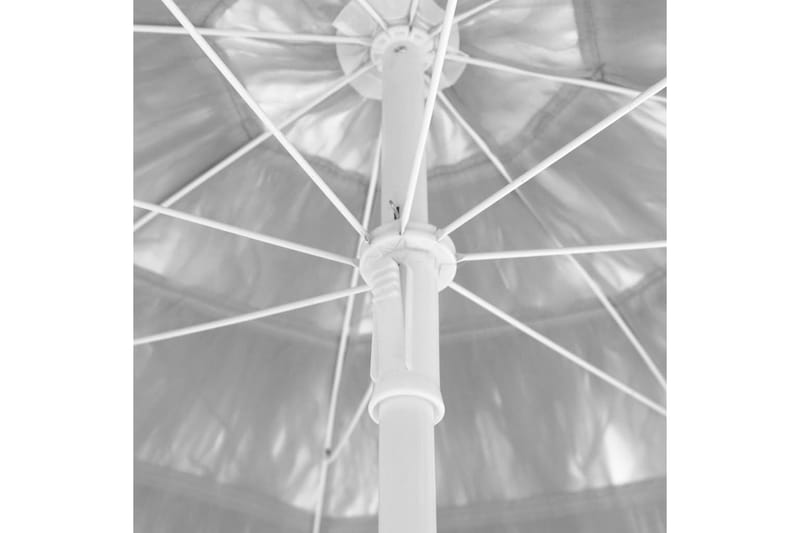strandparasol 240 cm hvid - Hvid - Havemøbler - Solafskærmning - Parasoller - Strandparasol