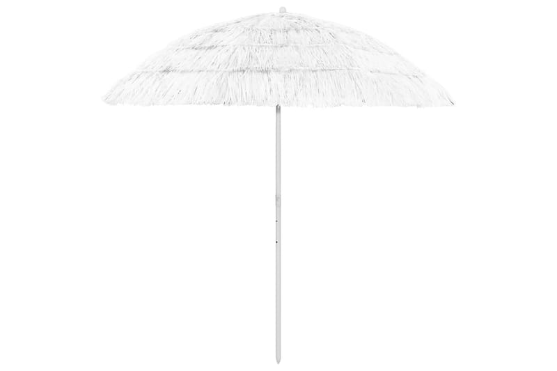 strandparasol 240 cm hvid - Hvid - Strandparasol