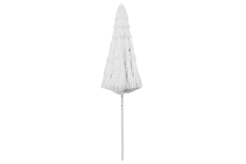 strandparasol 300 cm hvid - Hvid - Strandparasol