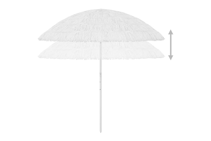 strandparasol 300 cm hvid - Hvid - Strandparasol