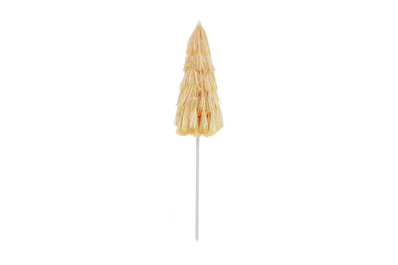 Strandparasol Hawaii-Stil 180 Cm Naturfarvet - Beige - Havemøbler - Solafskærmning - Parasoller - Strandparasol