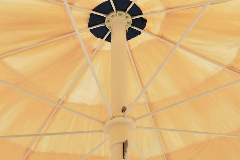 Strandparasol Hawaii-Stil 240 Cm Naturfarvet - Beige - Havemøbler - Solafskærmning - Parasoller - Strandparasol