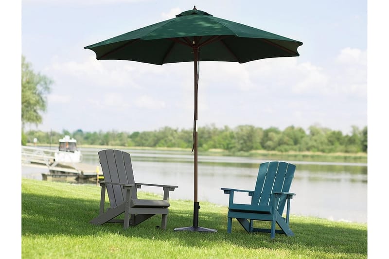 Tuscany Parasol 254 cm - Grøn - Havemøbler - Solafskærmning - Parasoller