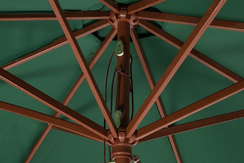 Tuscany Parasol 254 cm - Grøn - Havemøbler - Solafskærmning - Parasoller