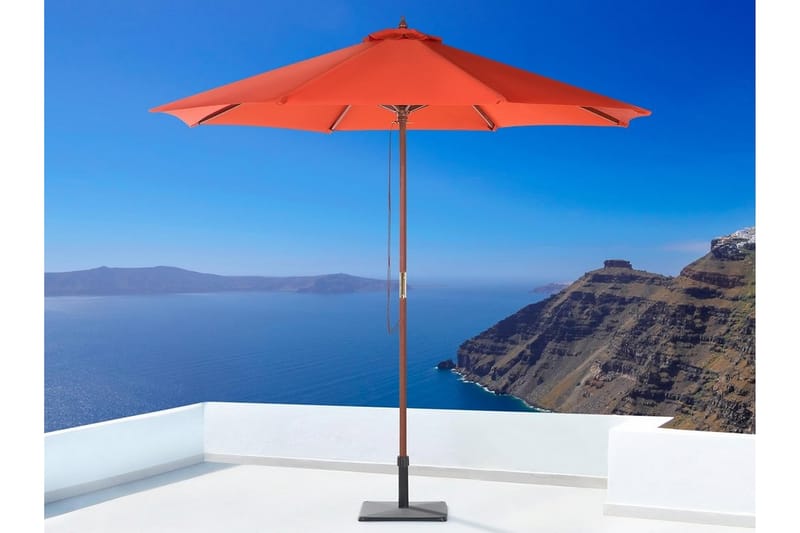 Tuscany Parasol 254 cm - Rød - Havemøbler - Solafskærmning - Parasoller