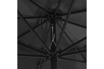Udendørs Parasol Med Metalstang 400 cm Antracitgrå - Grå - Havemøbler - Solafskærmning - Parasoller