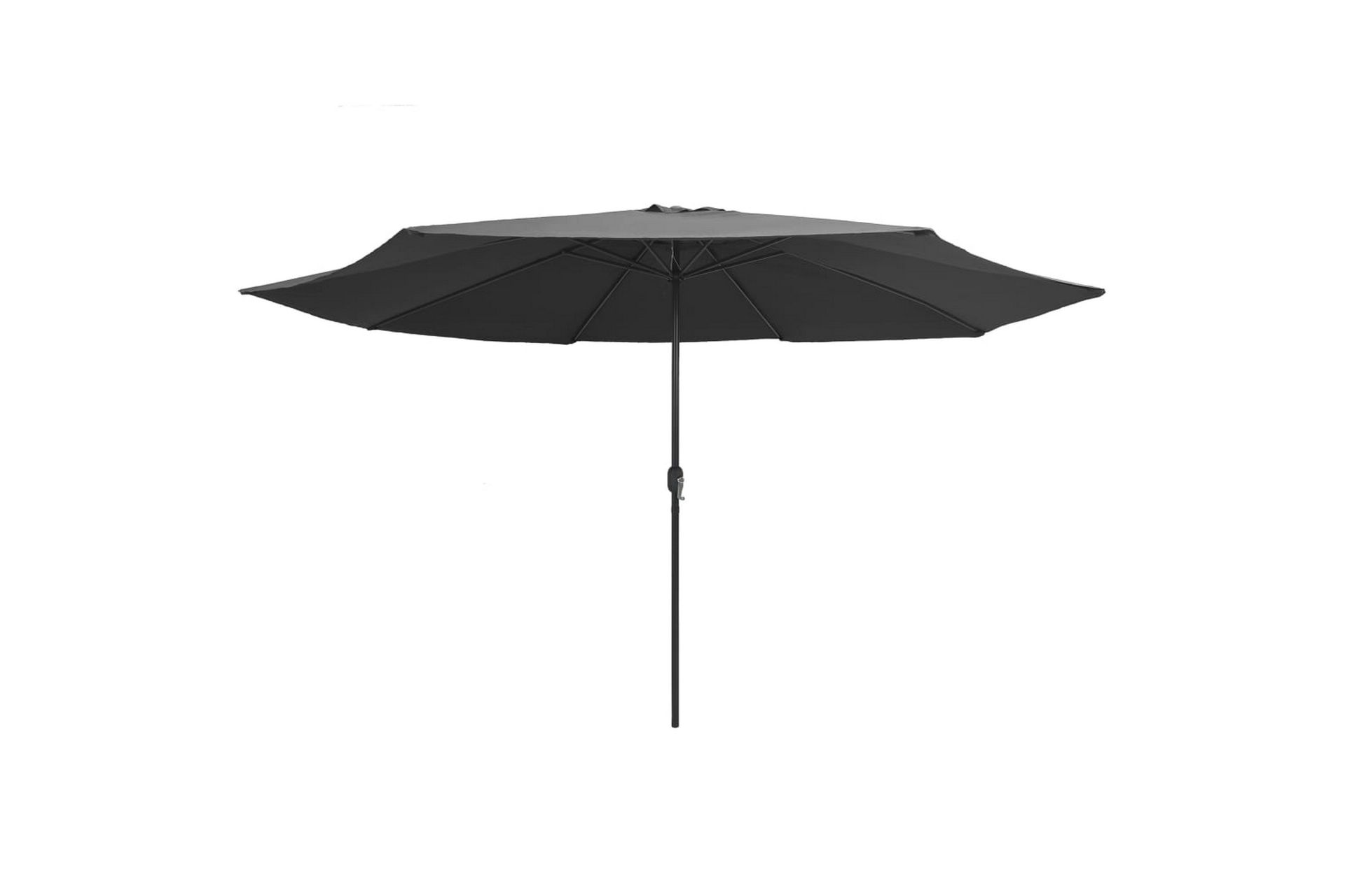Udendørs Parasol Med Metalstang 400 cm Antracitgrå - Grå - Havemøbler - Solafskærmning - Parasoller