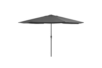 Udendørs Parasol Med Metalstang 400 cm Antracitgrå - Grå - Havemøbler - Solafskærmning - Parasoller