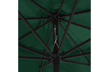 Udendørs Parasol Med Metalstang 400 cm Grøn - Grøn - Havemøbler - Solafskærmning - Parasoller