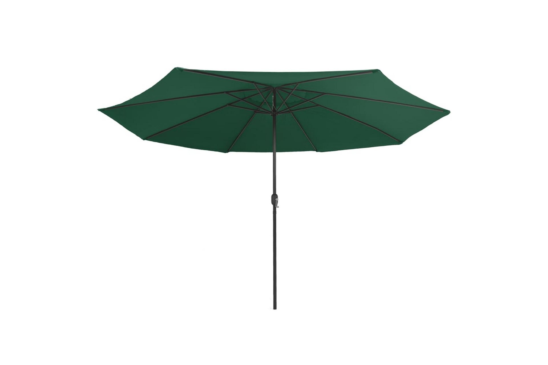 Udendørs Parasol Med Metalstang 400 cm Grøn - Grøn - Havemøbler - Solafskærmning - Parasoller