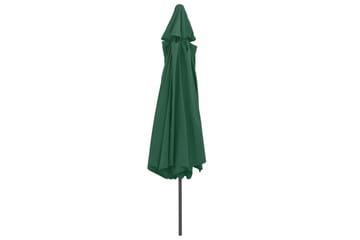 Udendørs Parasol Med Metalstang 400 cm Grøn - Grøn - Havemøbler - Solafskærmning - Parasoller