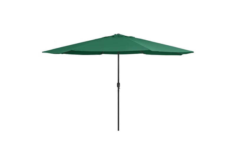 Udendørs Parasol Med Metalstang 400 cm Grøn - Grøn - Havemøbler - Solafskærmning - Parasoller