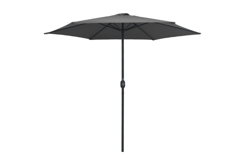 Udendørs Parasol Med Aluminiumsstang 270x246 cm Antracitgrå - Grå - Parasoller