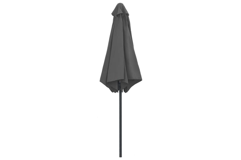 Udendørs Parasol Med Aluminiumsstang 270x246 cm Antracitgrå - Grå - Parasoller