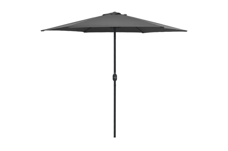 Udendørs Parasol Med Aluminiumsstang 270x246 cm Antracitgrå - Grå - Parasoller