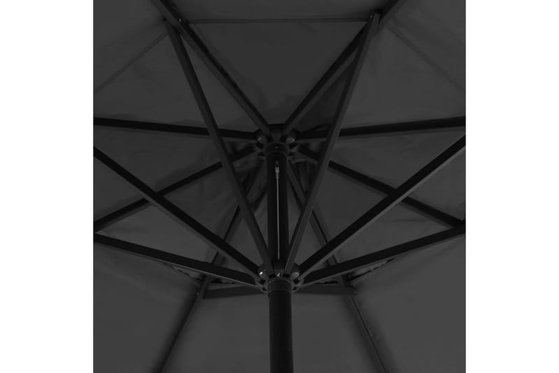 Udendørs Parasol Med Aluminiumsstang 500 Cm Antracitgrå - Grå - Parasoller