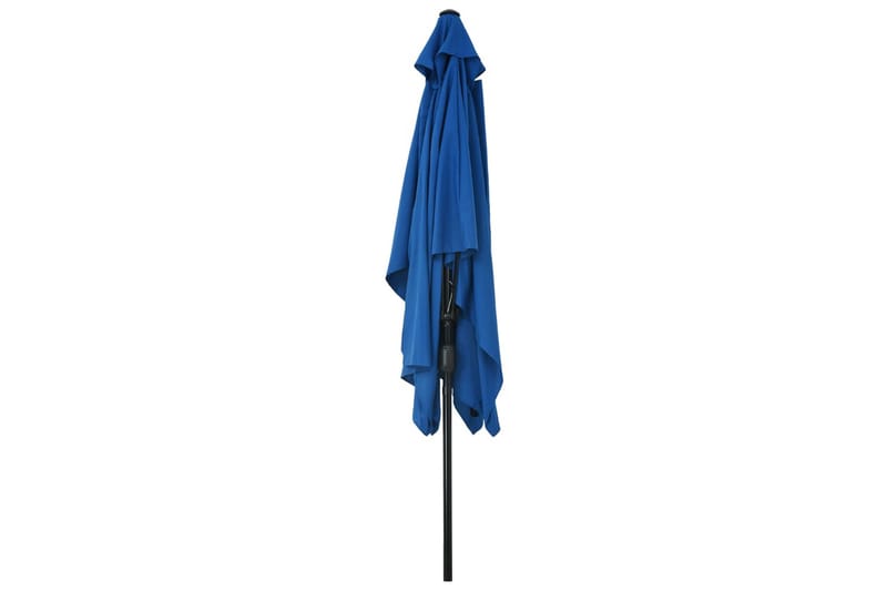 Udendørsparasol Med Metalstang 300 X 200 cm Azurblå - Blå - Havemøbler - Solafskærmning - Parasoller