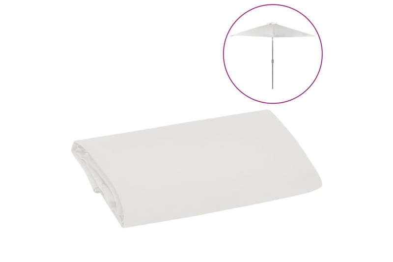 udskiftningsdug til parasol 300 cm sandfarvet - Havemøbler - Solafskærmning - Parasoller