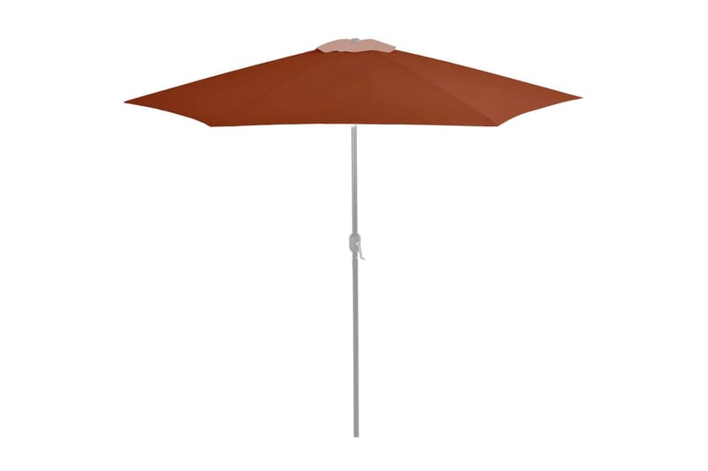 udskiftningsdug til parasol 300 cm terrakotta - Havemøbler - Solafskærmning - Parasoller
