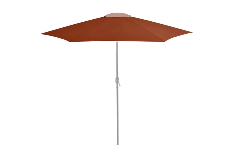 udskiftningsdug til parasol 300 cm terrakotta - Parasoller