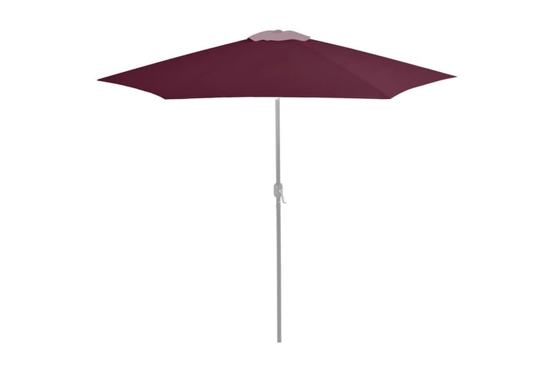 udskiftningsdug til parasol 300 cm bordeauxfarvet - Parasoller