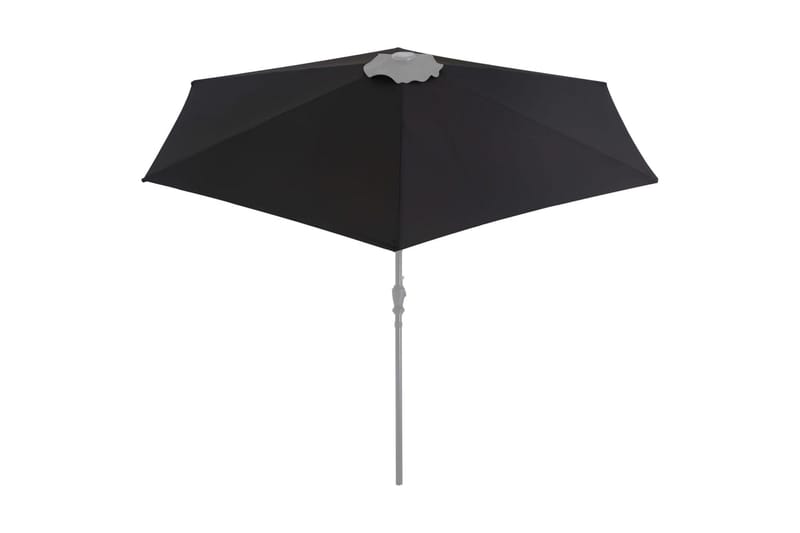 udskiftningsdug til parasol 300 cm sort - Parasoller
