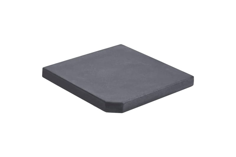 vægtplade til parasol granit 25 kg firkantet sort - Sort - Havemøbler - Solafskærmning - Parasoller - Parasolfod