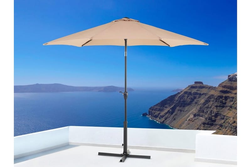 Varese Parasol 230 cm - Beige - Havemøbler - Solafskærmning - Parasoller