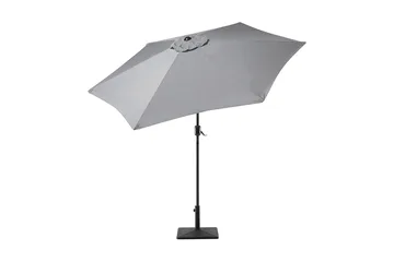 Varese Parasol 230 cm - Grå - Havemøbler - Solafskærmning - Parasoller - Balkonparasol
