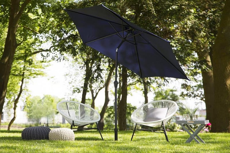 Varese Parasol 230 cm - Blå - Havemøbler - Solafskærmning - Parasoller