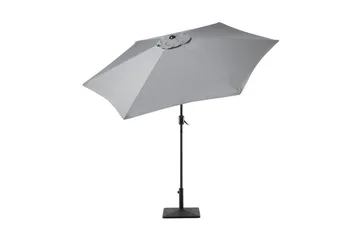 Varese Parasol 230 cm - Grå - Havemøbler - Solafskærmning - Parasoller - Balkonparasol