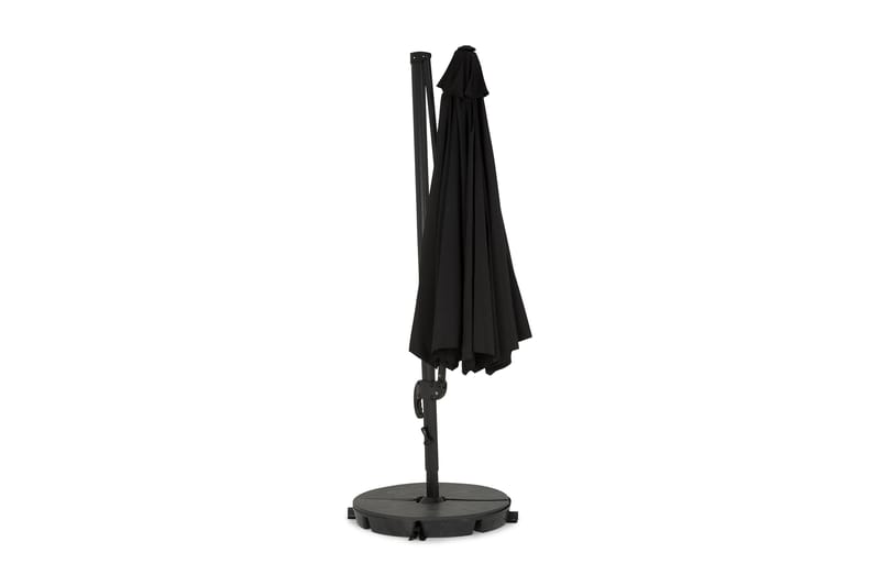 Vienna Lyx Parasol 3,5 m - Sort - Havemøbler - Solafskærmning - Parasoller