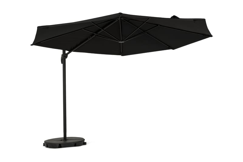 Vienna Lyx Parasol 3,5 m, Sort