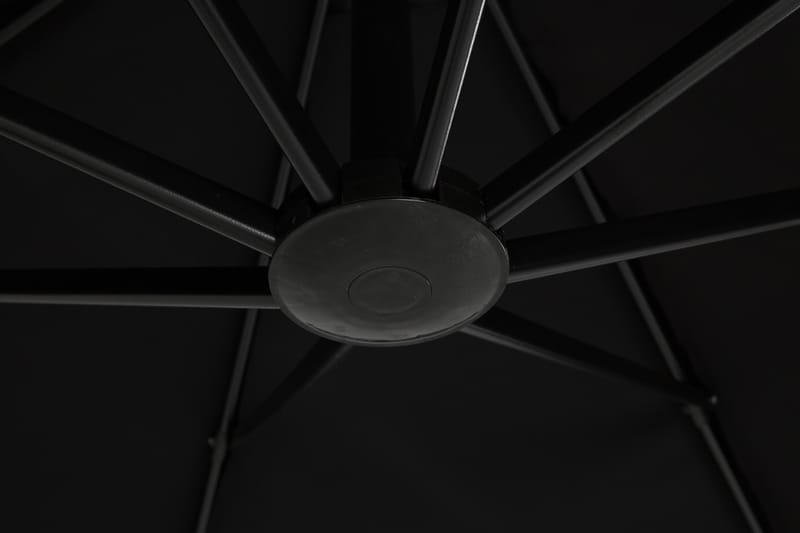 Vienna Lyx Parasol 3,5 m - Sort - Havemøbler - Solafskærmning - Parasoller - Hængeparasol