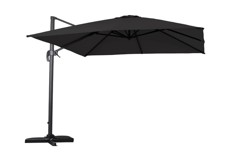 Vienna Parasol 3 m Rund, Sort