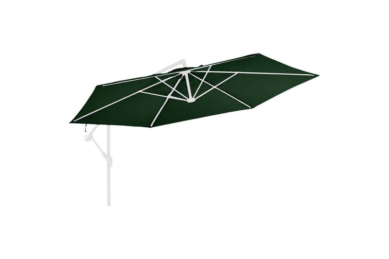 parasoldug til hængeparasol 350 cm grøn - Parasoller