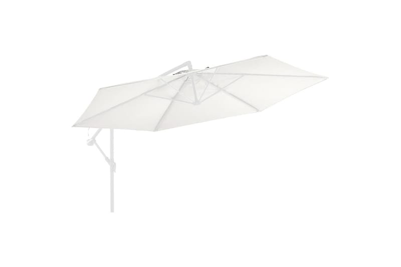 parasoldug til hængeparasol 350 cm sandhvid - Havemøbler - Solafskærmning - Parasoller
