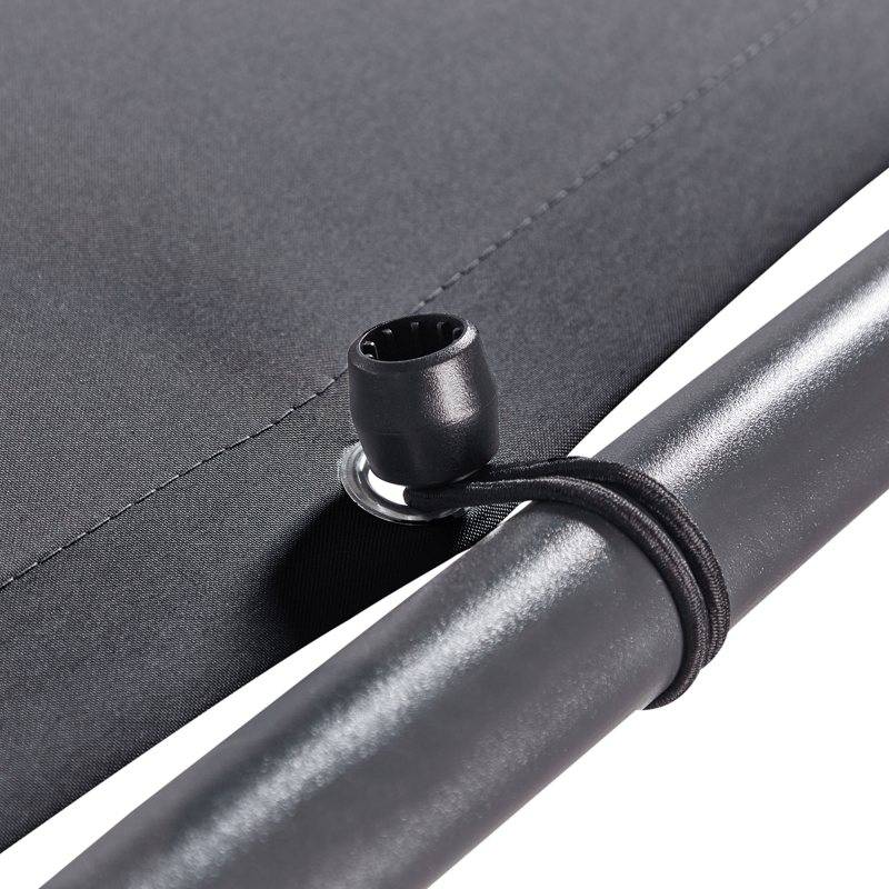 Pavillon Aventine 300 cm Stål - Grå/Sort - Havemøbler - Solafskærmning - Pergola